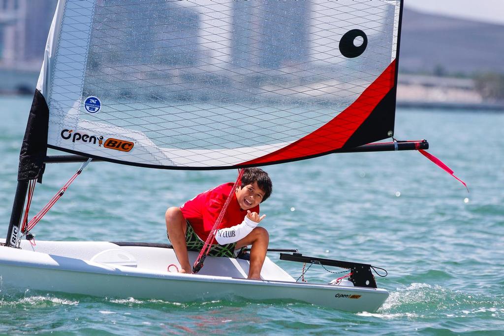 Happy sailors at O'Pen BIC North Americans © Magi Foster